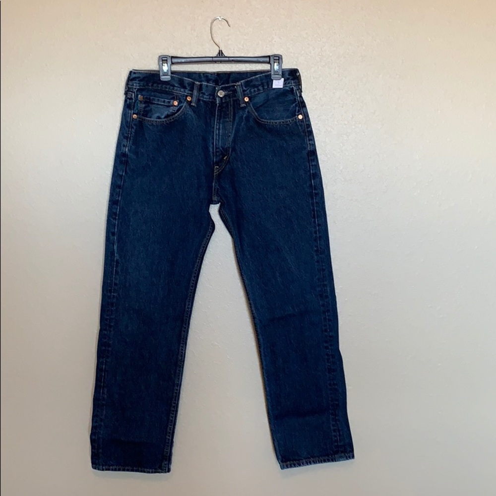 Mens Levi’s 505 jeans. 34”W x 32”L.